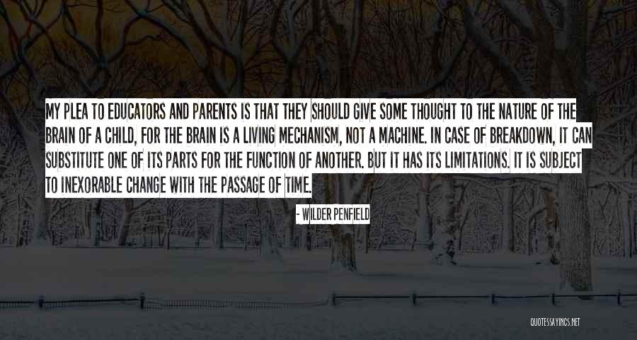 It Is Time For Change Quotes By Wilder Penfield