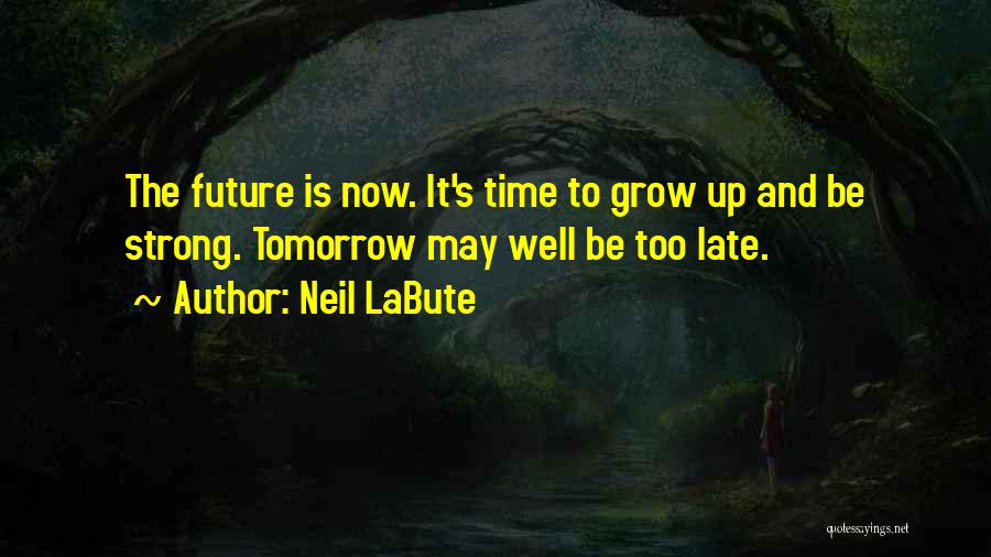 It Is Time To Grow Up Quotes By Neil LaBute