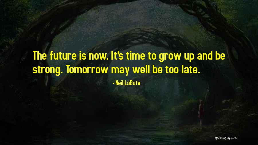 It Is Time To Grow Up Quotes By Neil LaBute