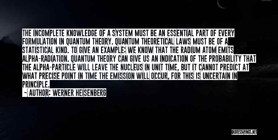 It Is Time To Leave Quotes By Werner Heisenberg