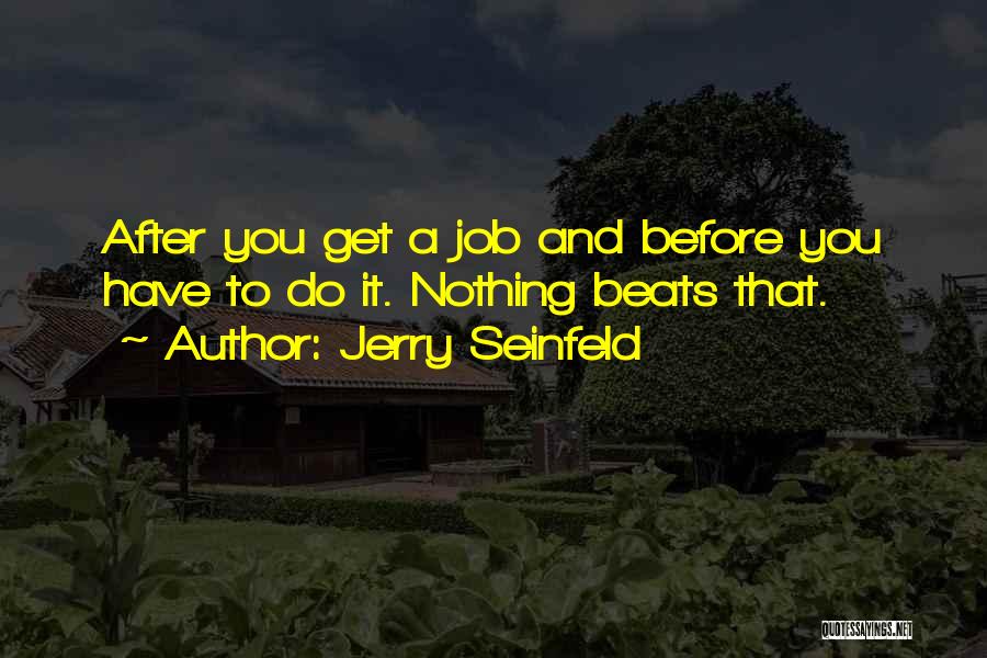 It Job Funny Quotes By Jerry Seinfeld