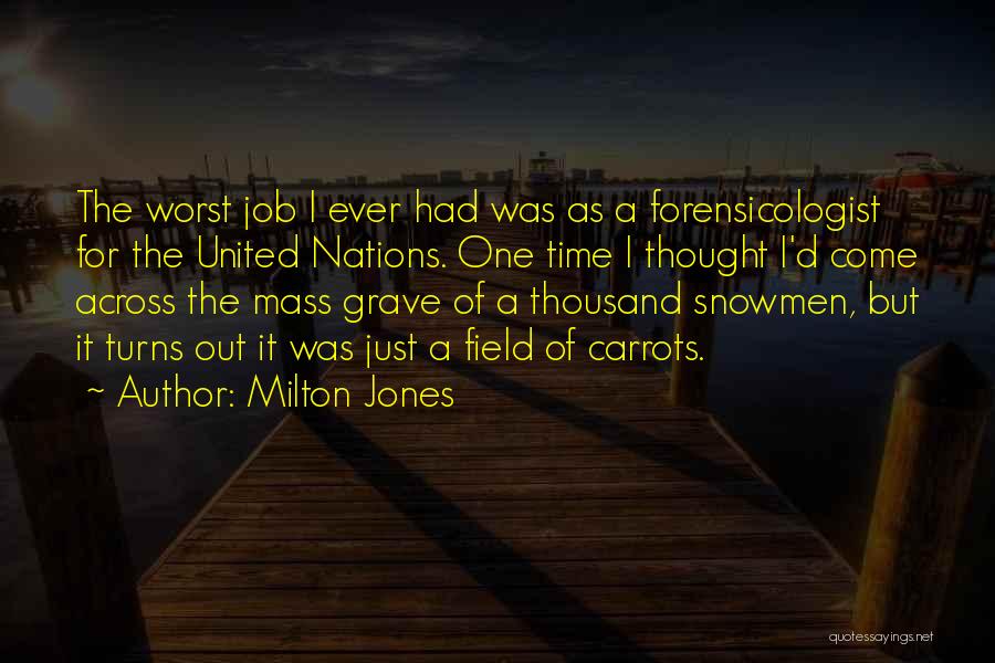 It Job Funny Quotes By Milton Jones