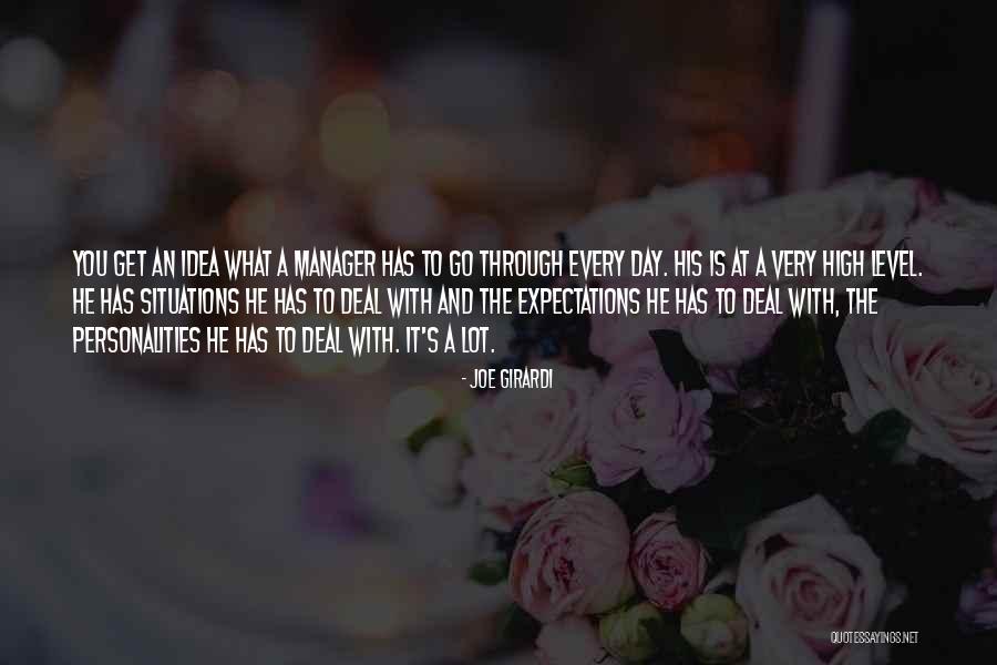 It Manager Quotes By Joe Girardi It Manager Quotes By Joe Girardi
