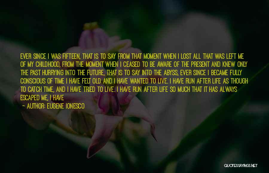It May Be Too Late Quotes By Eugene Ionesco