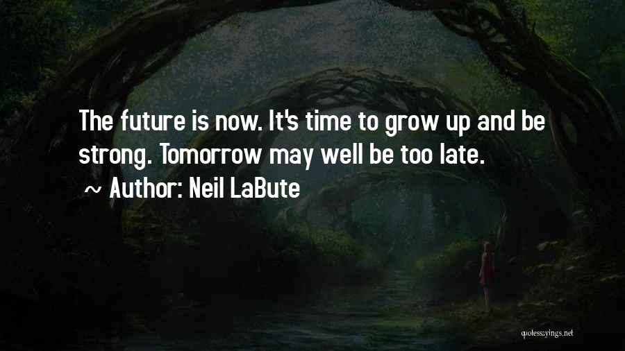 It May Be Too Late Quotes By Neil LaBute