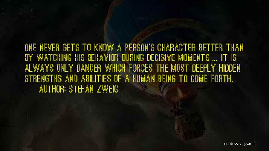 It Never Gets Better Quotes By Stefan Zweig