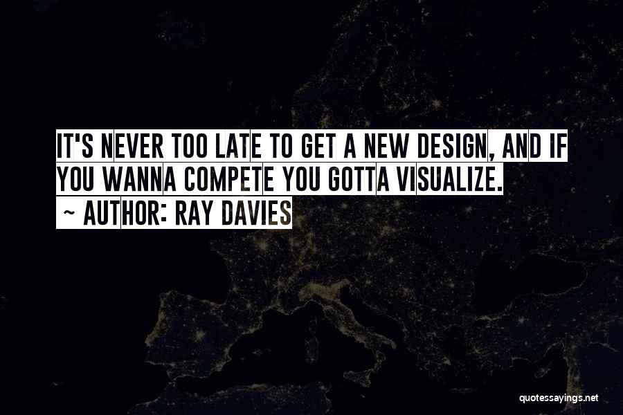 It Never Too Late Quotes By Ray Davies