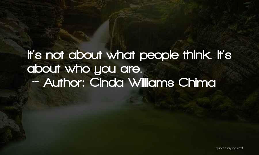 It Not About You Quotes By Cinda Williams Chima