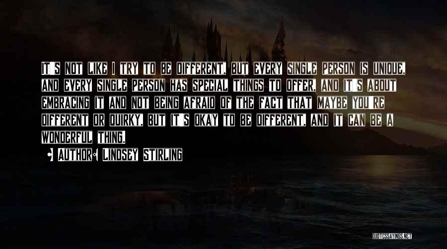 It Not Being Okay Quotes By Lindsey Stirling