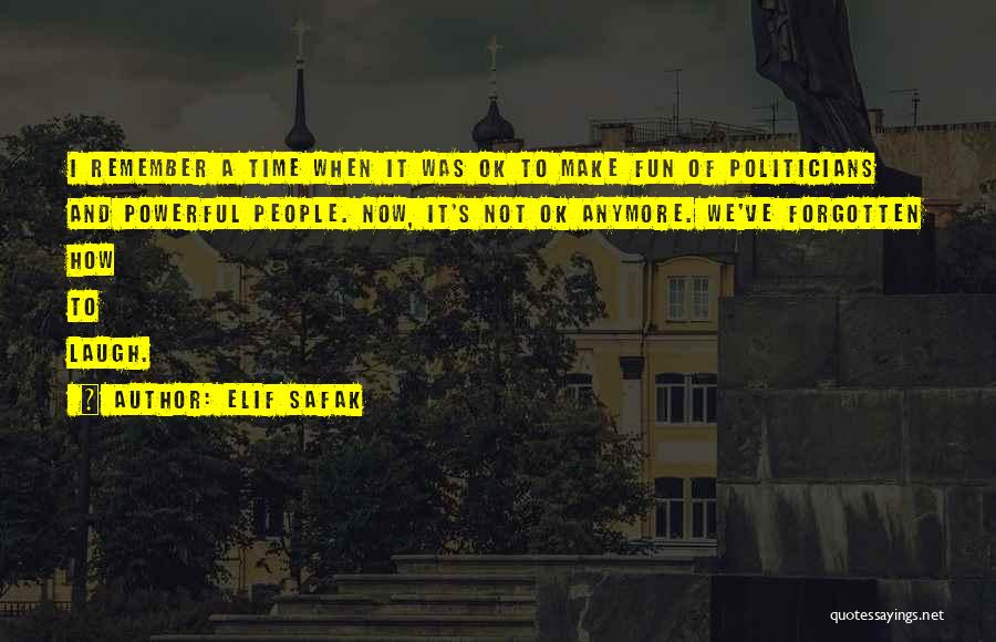 It Not Fun Anymore Quotes By Elif Safak
