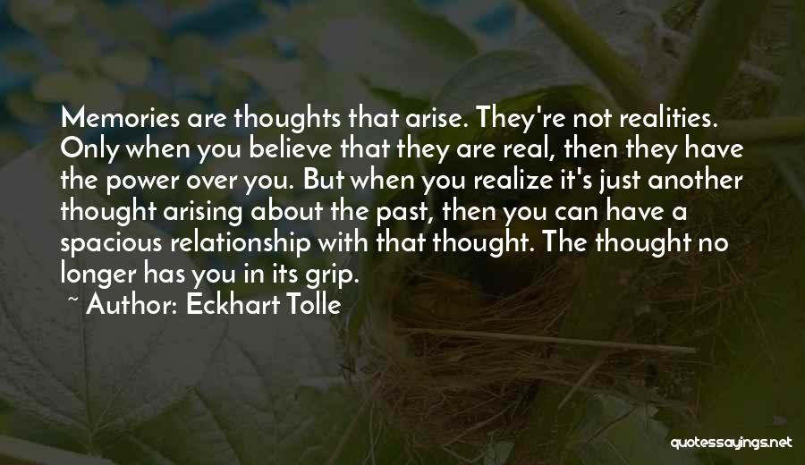 It Not Over Relationship Quotes By Eckhart Tolle