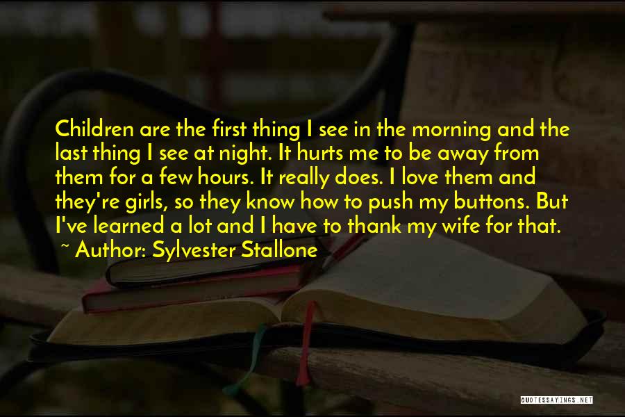 It Really Hurts Quotes By Sylvester Stallone