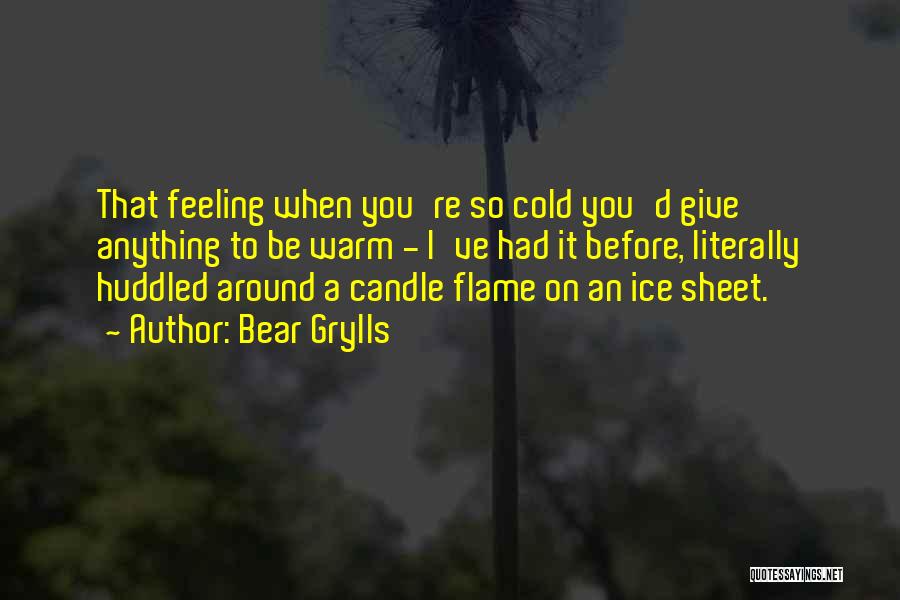 It So Cold Quotes By Bear Grylls