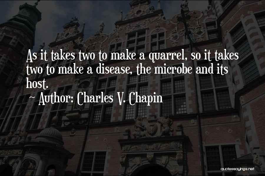 It Takes Two Quotes By Charles V. Chapin