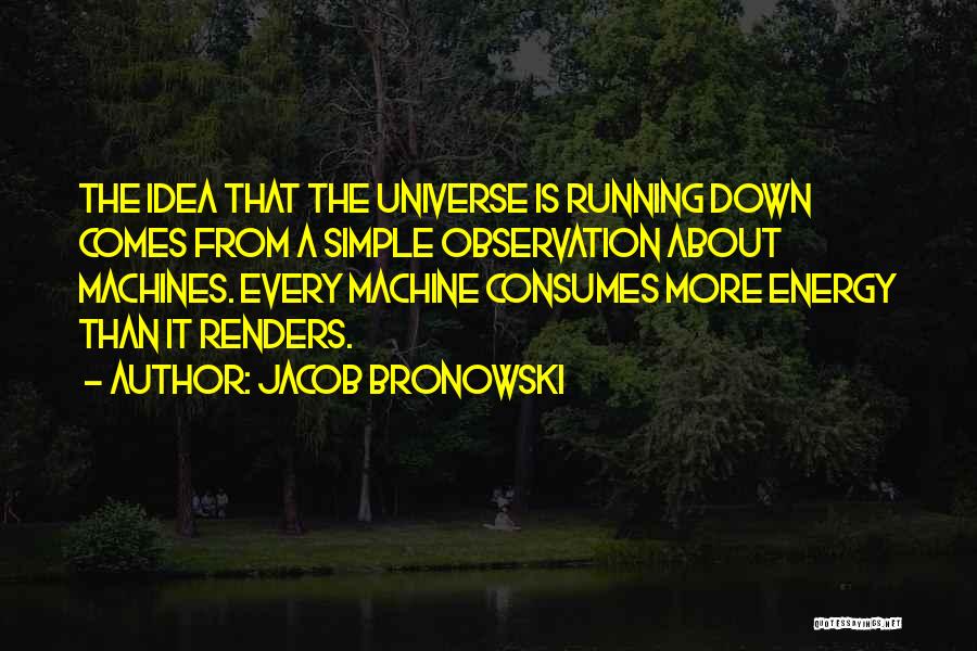 It That Simple Quotes By Jacob Bronowski