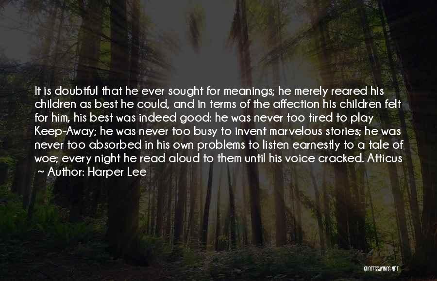 It Was A Good Night Quotes By Harper Lee