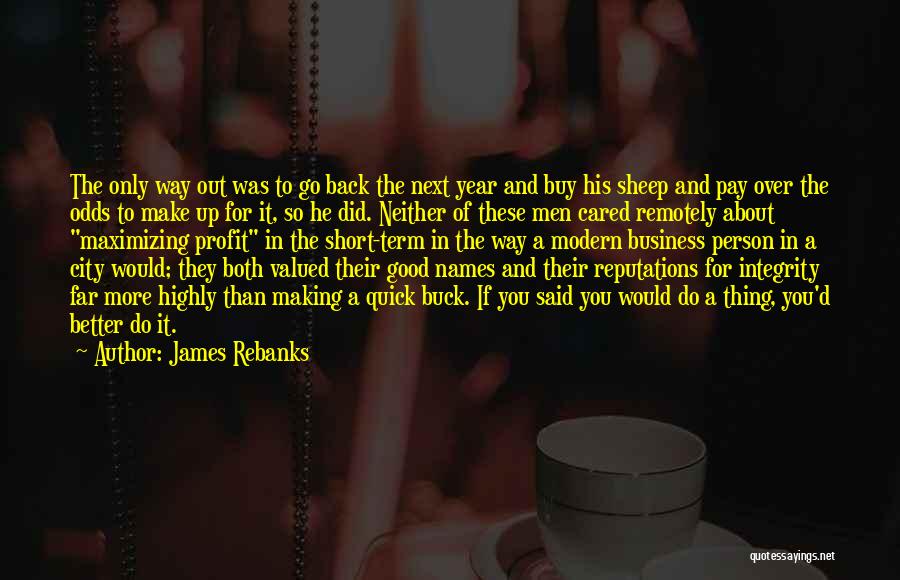 It Was A Good Year Quotes By James Rebanks