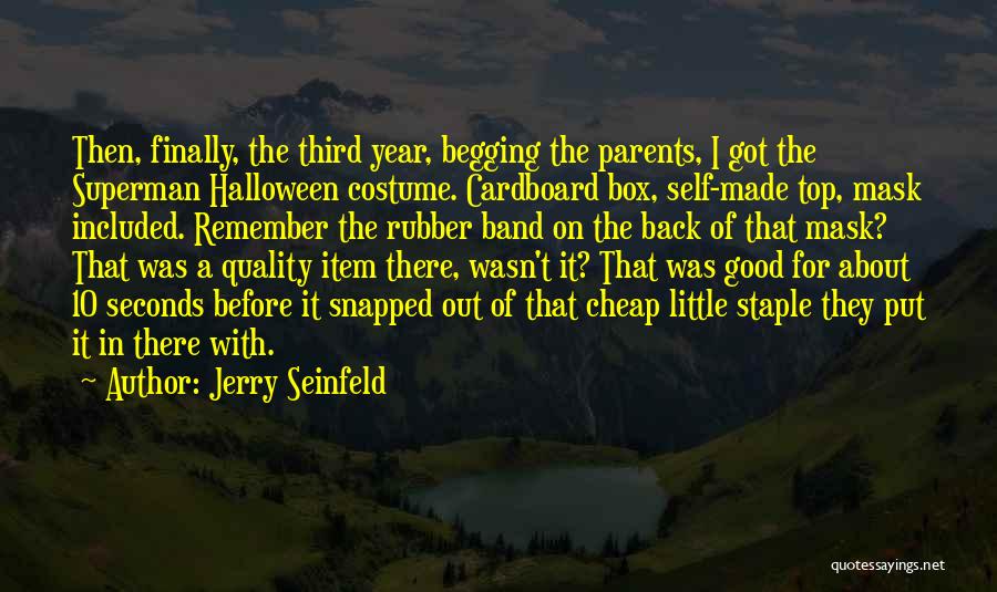 It Was A Good Year Quotes By Jerry Seinfeld