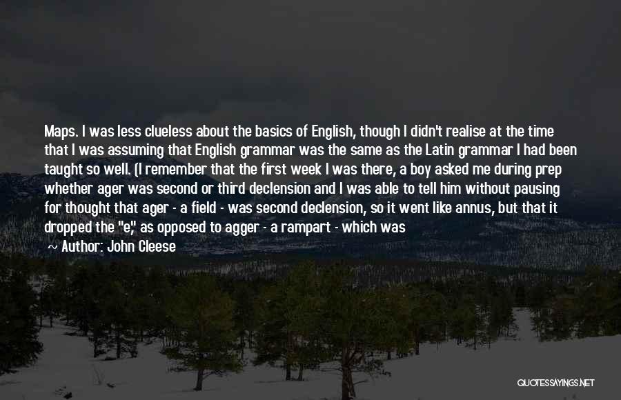 It Was A Good Year Quotes By John Cleese