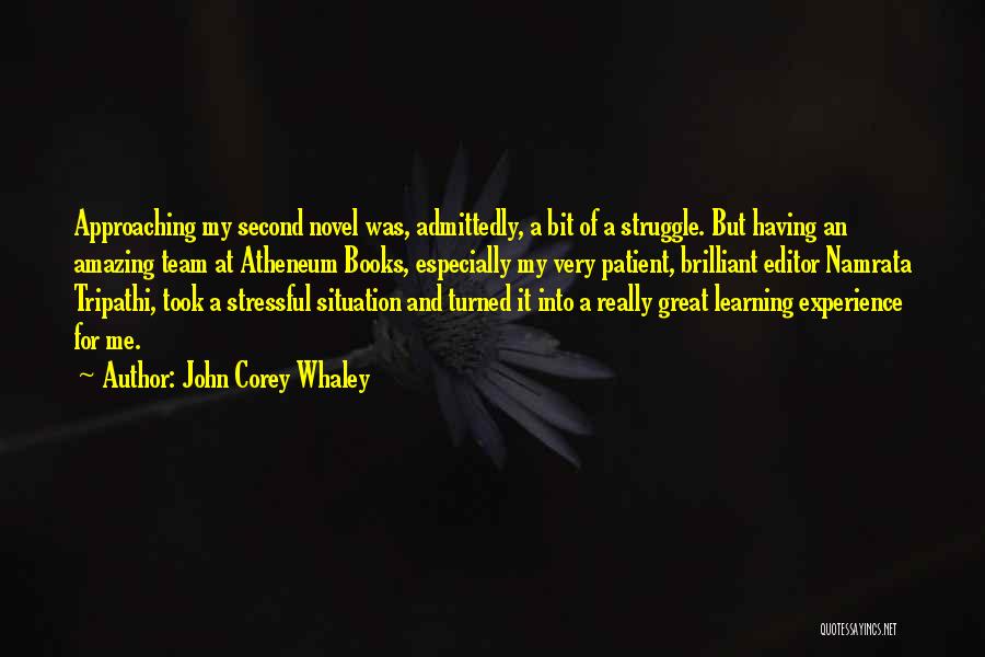 It Was A Great Experience Quotes By John Corey Whaley