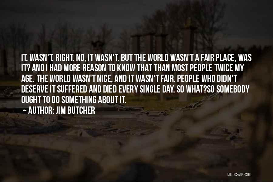 It Was A Nice Day Quotes By Jim Butcher