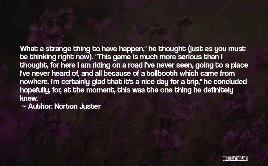 It Was A Nice Day Quotes By Norton Juster