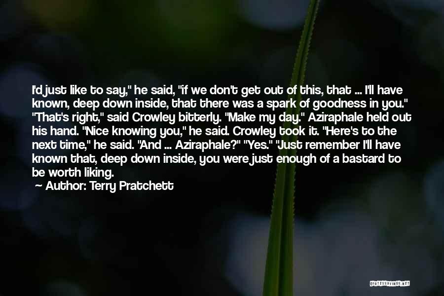 It Was A Nice Day Quotes By Terry Pratchett