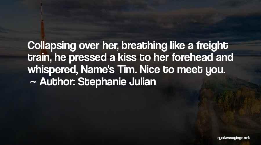 It Was Nice To Meet You Quotes By Stephanie Julian