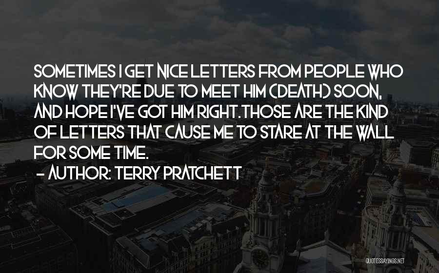 It Was Nice To Meet You Quotes By Terry Pratchett