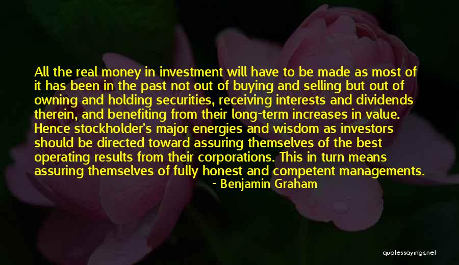It Will All Turn Out Quotes By Benjamin Graham It Will All Turn Out Quotes By Benjamin Graham