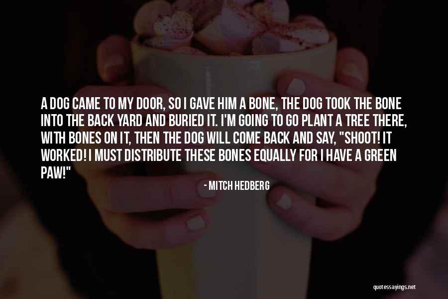 It Will Come Back Quotes By Mitch Hedberg