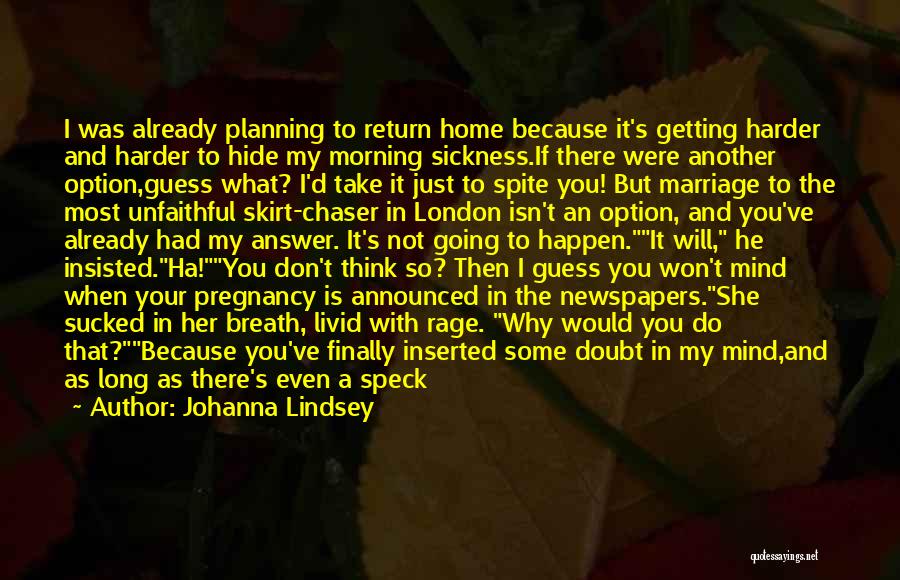 It Won't Happen Quotes By Johanna Lindsey