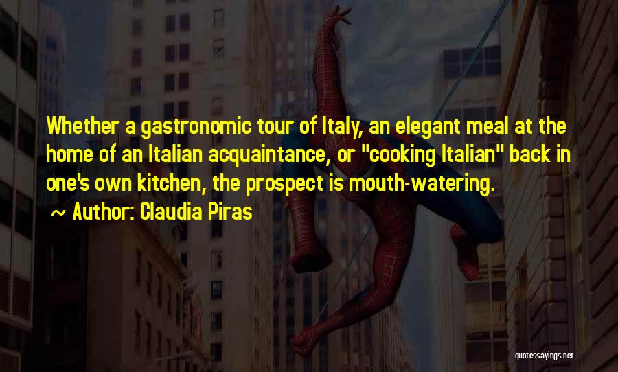 Italian Cooking Quotes By Claudia Piras