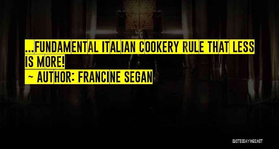 Italian Cooking Quotes By Francine Segan