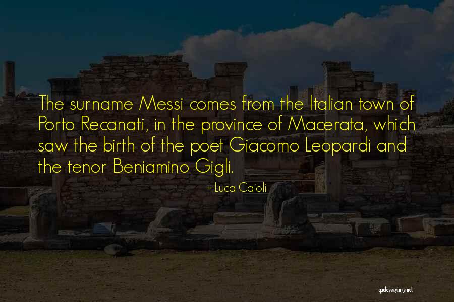 Italian Football Quotes By Luca Caioli