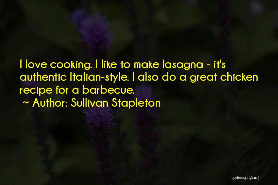 Italian Love Quotes By Sullivan Stapleton