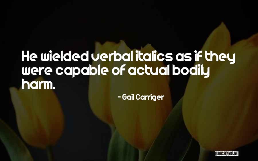 Italics Quotes By Gail Carriger