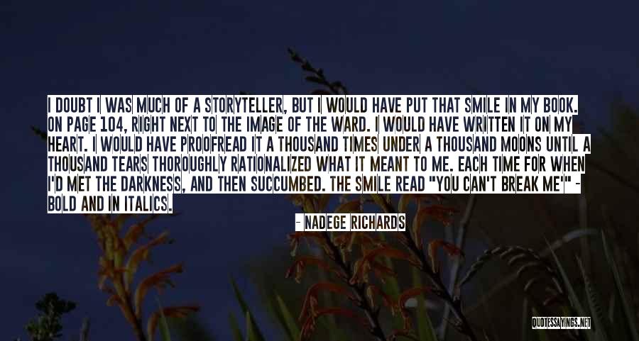 Italics Quotes By Nadege Richards