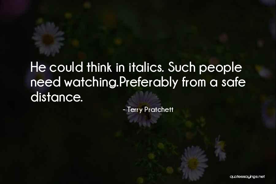 Italics Quotes By Terry Pratchett