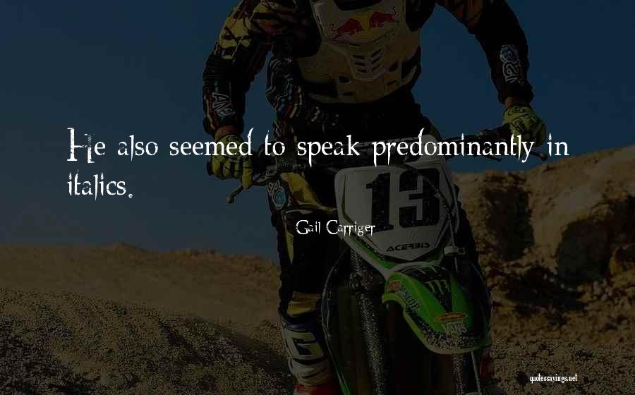Italics Within Quotes By Gail Carriger Italics Within Quotes By Gail Carriger
