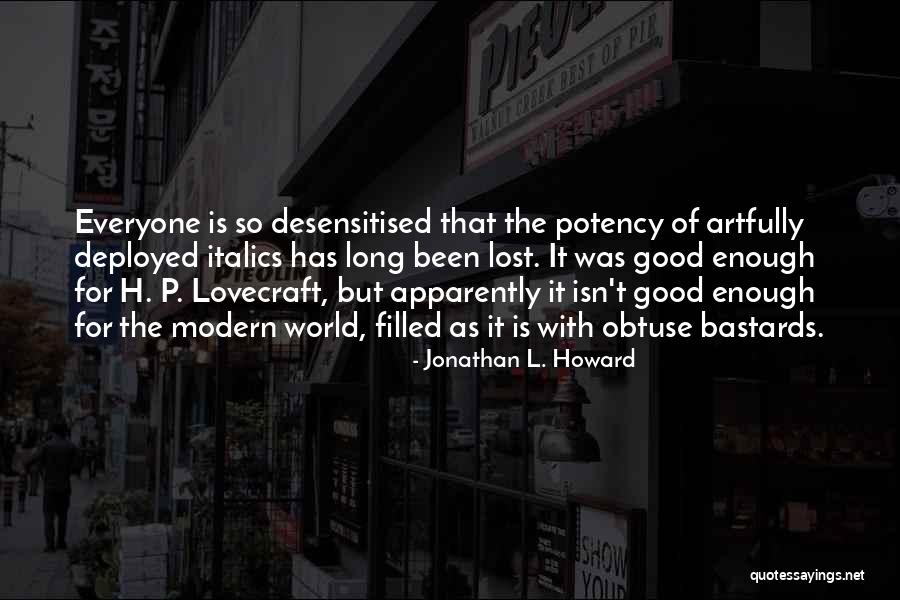 Italics Within Quotes By Jonathan L. Howard Italics Within Quotes By Jonathan L. Howard