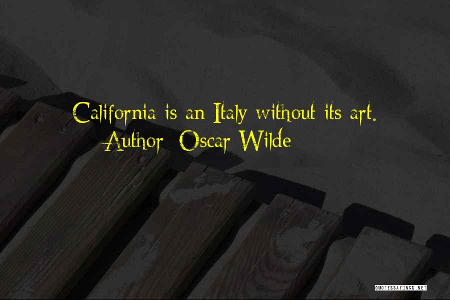 Italy And Art Quotes By Oscar Wilde