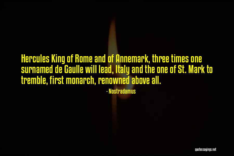 Italy Rome Quotes By Nostradamus Italy Rome Quotes By Nostradamus