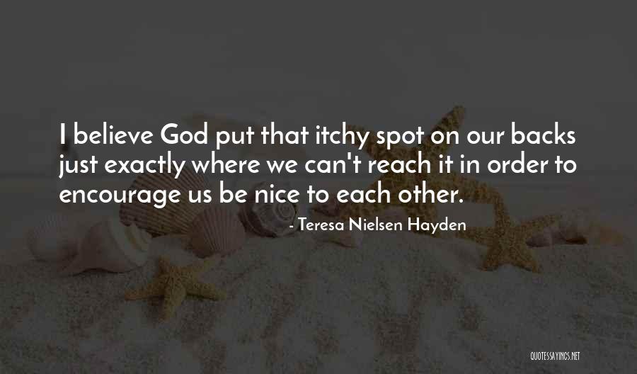 Itchy Quotes By Teresa Nielsen Hayden