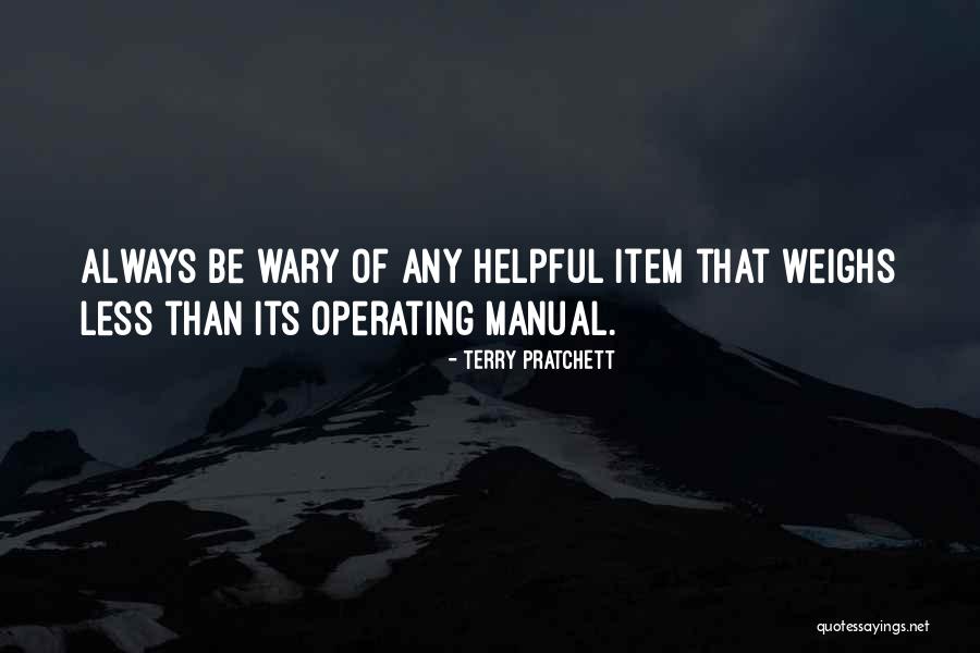 Item Quotes By Terry Pratchett