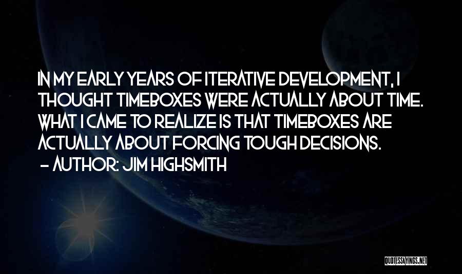 Iterative Development Quotes By Jim Highsmith