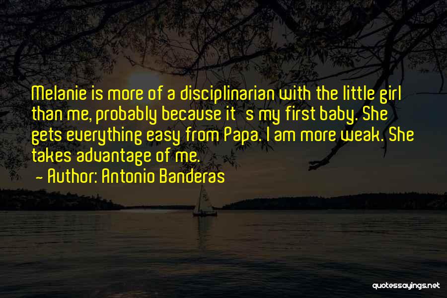It's A Baby Girl Quotes By Antonio Banderas