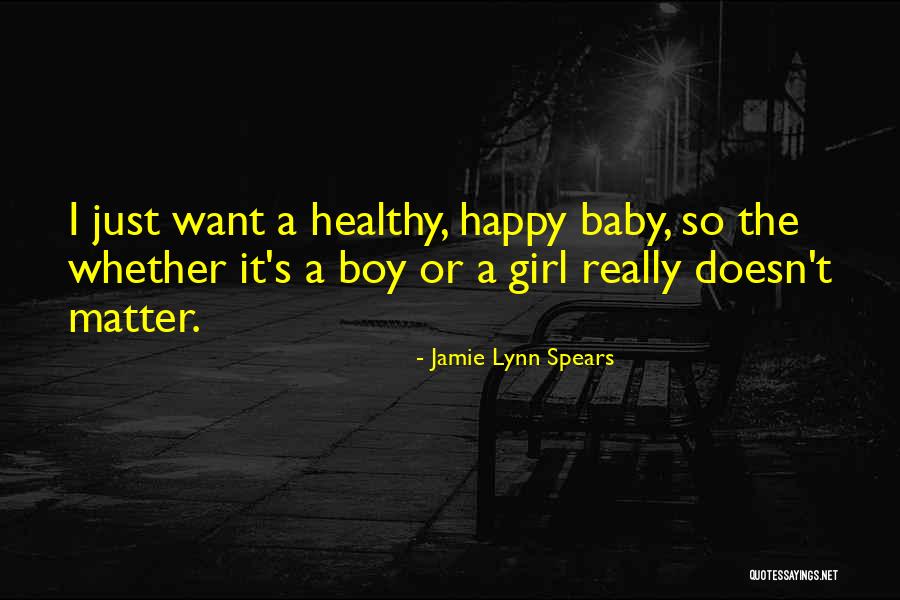 It's A Baby Girl Quotes By Jamie Lynn Spears