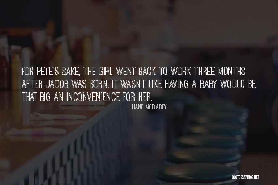 It's A Baby Girl Quotes By Liane Moriarty It's A Baby Girl Quotes By Liane Moriarty