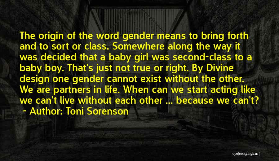 It's A Baby Girl Quotes By Toni Sorenson It's A Baby Girl Quotes By Toni Sorenson